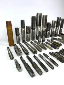 Vintage Maschinist Handgewindebohrer US Standard Greenfield Neujahr Besley Gewindebohrer SET - Bild 1 von 13
