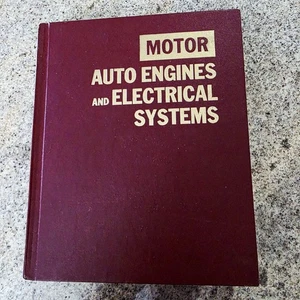 Motor Auto Engines & Electrical Systems 6th Edition 1976 Hardcover Repair Manual - Foto 1 di 7