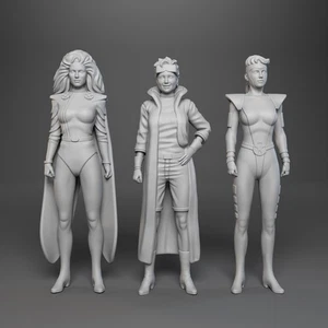 Jean gris impreso en 3D X-Men - Storm Jubilee 1:24 - Imagen 1 de 2