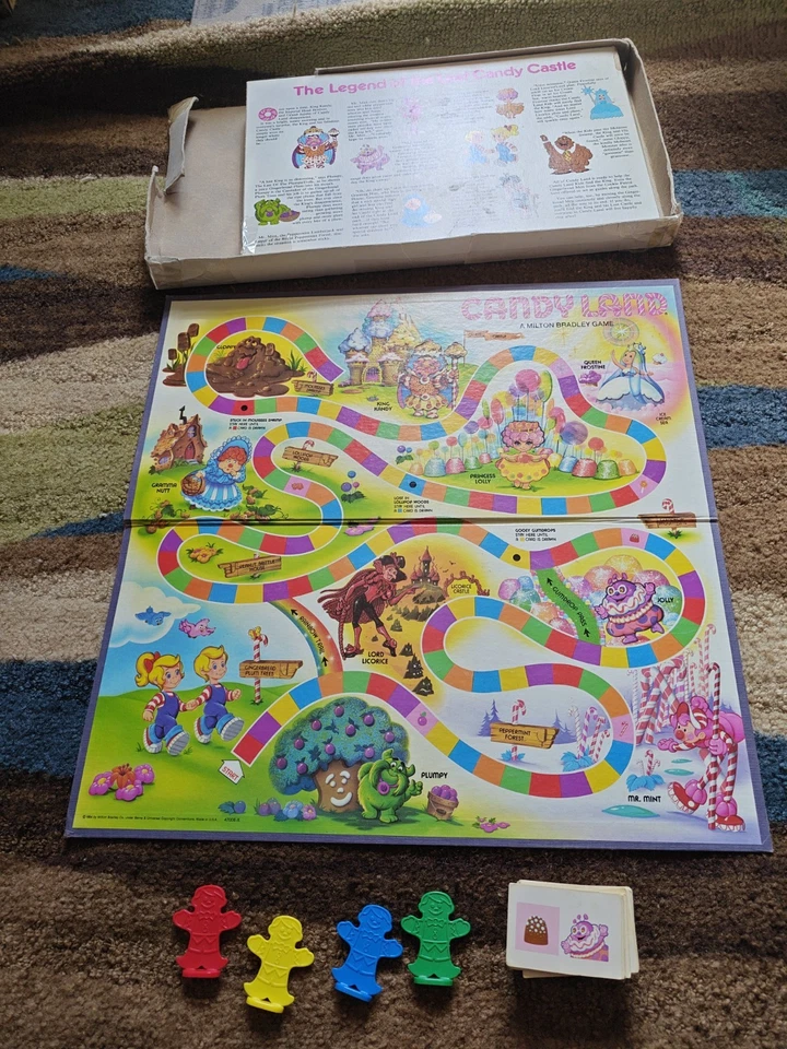 Candy Land  A Child's First board game Vintage 1984 Milton Bradley Complete VGUC - Image 1 of 3