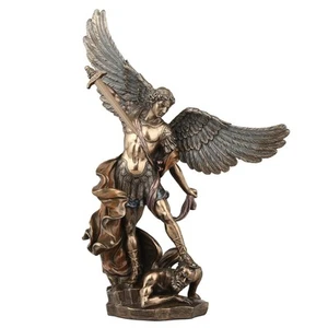 Veronese Design 14 1/8 Inch Archangel Saint Michael Tramples Demon Religious ... - Picture 1 of 9