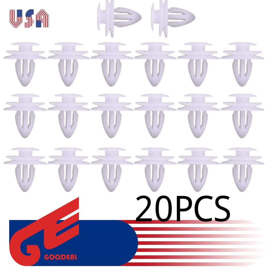 Nuevo sujetador de panel de ajuste blanco de 20 piezas para Mazda 6 GJ6A-68-AB1 2019 2020 2021 Foto 1 de 1