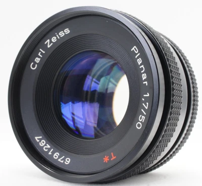 [MINT] Contax Carl Zeiss Planar T* 50mm F/1.7 MMJ MF Lens From JAPAN #6791267 - Image 1 of 4