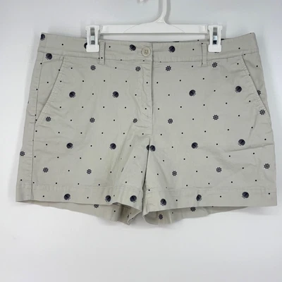 Pantalones Cortos Chinos Nautica Para Mujer Talla 14 Gris Taupe Claro Azul Marino Concha Marina Envíos Rueda Foto 1 de 4