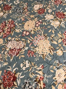 COPRIPIUMINO POTTERY BARN MIA BLU FLOREALE E 3 FEDERE KING SIZE NUOVO SENZA ETICHETTE - Foto 1 di 13