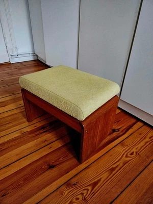 Vinde Møbelfabrik Teak Hocker Ottomane Danish Design 60er Arne Wahl Iversen - Bild 1 von 4