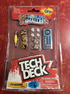 World's Smallest TECH DECK World Industries Plaid Red Devil MINI FINGERBOARD NEW - Picture 1 of 3