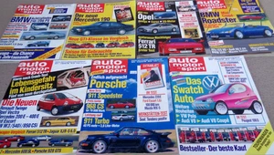 REVISTA COCHE MOTOR UND SPORT COCHE ALEMÁN 1992 LOTE DE 7 NÚMEROS PORSCHE BMW BENZ - Imagen 1 de 9