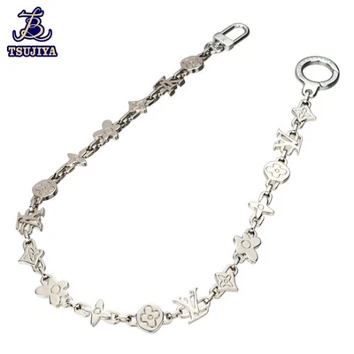 Louis Vuitton M01926 monograma escarpado encanto metal plata cadena de cinturón - Imagen 1 de 4