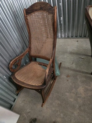 Cir antiguo. Balancín trasero Lincoln de 1800 con bastón Foto 1 de 2