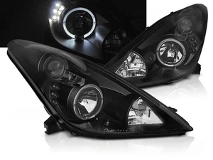 Faros delantero halógenos negros Angel Eyes for Toyota Celica T230 1999-2005 EU  - Bild 1 von 7