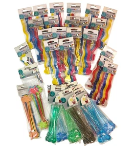 242 x COCKTAILSPIESSE für GETRÄNKE Diamantsticks Palmenpieker Herz Picker Sticks - Bild 1 von 4