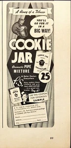 1942 R.R. Tobin Pfeifentabak Keksdose Mischung Bär Honigdose Vintage Druck Werbung - Bild 1 von 6
