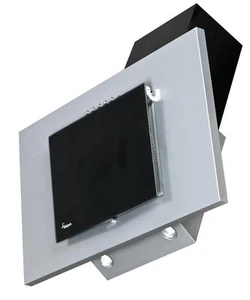 Kopffreihaube Dunstabzugshaube 60 cm Grau / Schwarz Abzugshaube Kaminhaube Neu - Bild 1 von 2