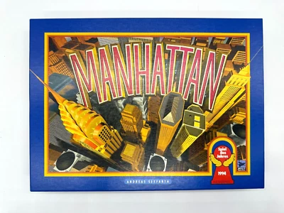 Hans im Glück - Manhattan - Brettspiel Gesellschaftsspiel 1994 - Inhalt Neu - Bild 1 von 4