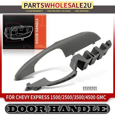 Manija de puerta interior delantera izquierda gris para Chevrolet Express 1500 GMC Savana 2500 Foto 1 de 4
