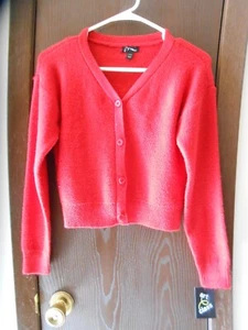 NWT GIRLS ART CLASS LONG SLEEVE RED SPARKLY CARDIGAN SWEATER SIZE L(10-12) - Picture 1 of 9