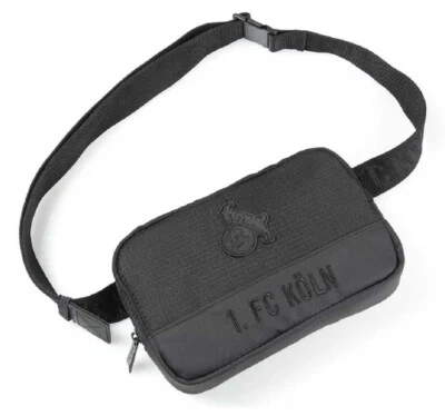 1. FC Köln Umhängetasche Crossbag - All Black - Tasche schwarz - Bild 1 von 3