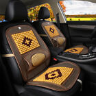 Natural Wood Beads Car Seat Cover Mesh Massage Mat Fit Auto & Home Chair Cushion