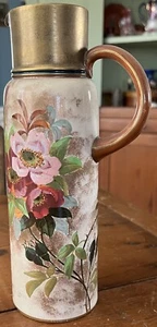 Antique Art Nouveau Royal Doulton Burslem Pitcher Pink Cottage Roses England - Picture 1 of 6