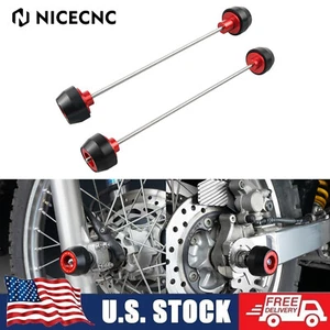 Front Rear Axle Slider Crash Pads For Honda XR650L XR 650L 1993-2023 2024 2025 - Foto 1 di 10
