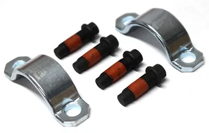 New 1330 Big Cap U-Joint Strap Kit - 1-1/8 Cap - 1-7/8 C-C - 3/4 L x 1/4-28 Bolt - Picture 1 of 7