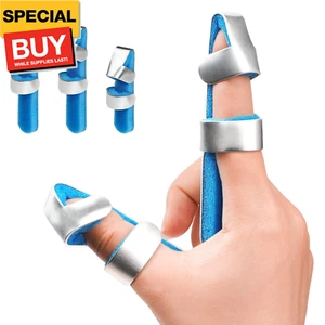 Trigger Finger Splint Brace for Thumb Index Middle Ring Pinky, Metal Foam Broken - Picture 1 of 7