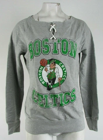 Boston Celtics NBA Women's Slouch-Neck Pullover Sweatshirt Cover