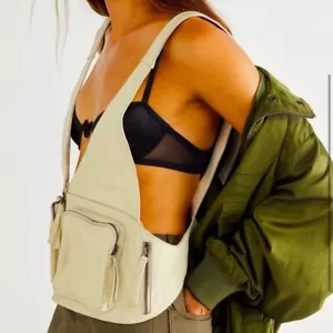 Free People Jackson Leather Harness Bag-ALL-$148 A651-3 - Picture 1 of 3