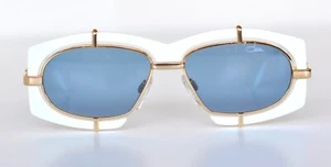 Gafas Cazal Vintage -Artículo Nuevo - Modelo 872 - Col.729 - Dorado y Blanco, Lente Azul - Imagen 1 de 3