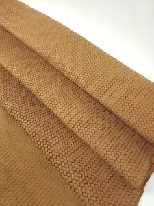 Cuero de textura premium en relieve trenzado Tanger tostado indio - Imagen 1 de 3