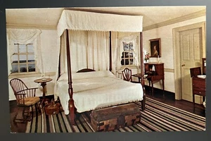 Postkarte George Washington’s Schlafzimmer • Mount Vernon Virginia - Bild 1 von 2