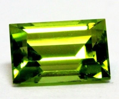 Baguette peridoto natural 2.44ct9x6 9.01x6.03x4.81mm transparente verde nuevo Foto 1 de 4