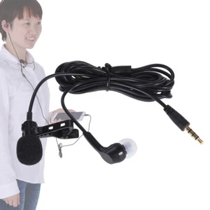 Microphone Headset Stereo Earphone Sport Headphone for Cell Phone PC Laptop J8R4 - Picture 1 of 11
