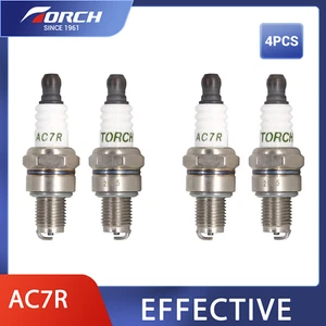 4pc TORCH Spark Plug AC7R for Husqvarna 581362301 Small Engine for NGK CMR7H - Bild 1 von 7