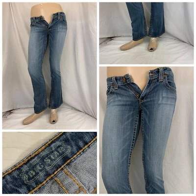 Pantalones de mezclilla Big Star talla 27 algodón oscuro elástico “Casey” pierna recta YGI O1-293 Foto 1 de 4