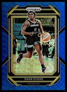 2023-24 Panini Prizm WNBA Blue #59 Dana Evans 136/175 Chicago Sky