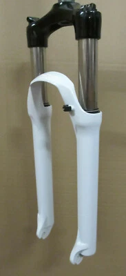 Suntour XCR 32 rl Lockout 100mm Forcella Bianco Nuovo Piccola Danni Vernice MTB - Immagine 1 di 4
