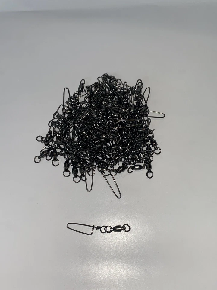 48 Decoy Snap Swivels #6 Stainless Steel Coastlock Fishing Duck Goose Texas Rig - Image 1 of 2