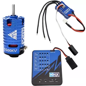 NHX 5500KV Brushless Motor / 18A ESC & Programming Card : 1/28 / Mini-Z - Picture 1 of 11