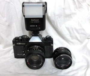 Sears KS 500 Spiegelreflexkamera mit Sears 50 mm & 28 mm Objektiven & Kalimar 175a Blitz - Bild 1 von 7