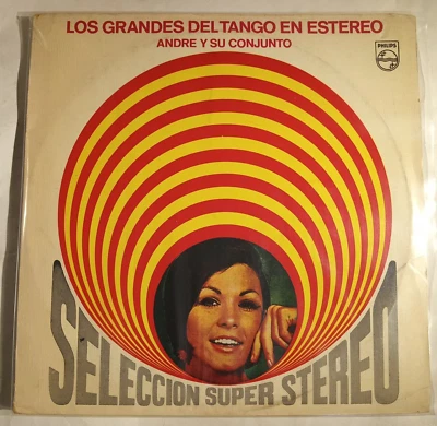 ANDRE Y SU CONJUNTO - LOS GRANDES DEL TANGO EN ESTEREO - 1973 RARE URUGUAYAN LP - Image 1 of 4