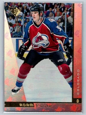 1996-97 SP #38 Adam Foote Colorado Avalanche Hockey Card - Image 1 of 2