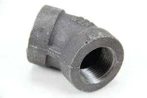 NOS ANVIL 1" NPT 45° ELBOW MALLEABLE IRON AAR 300 WSP 2000 WOG 0310511001 - Picture 1 of 3