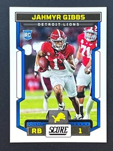 JAHMYR GIBBS RC 2023 Score Football #316 Detroit Lions - Picture 1 of 2