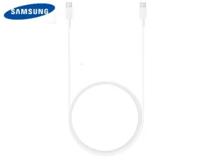 Samsung Original 3.3ft (USB-C to USB-C) Charge and Sync Cable White EP-DN980BWZ - Picture 1 of 5