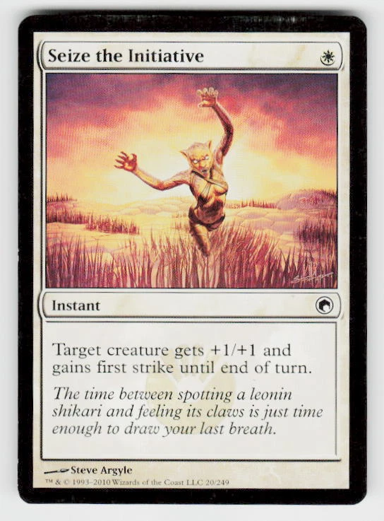 Scars of Mirrodin #20 Seize the Initiative Non-Foil - Image 1 of 2