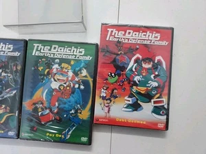 THE DAICHIS EARTH'S DEFENSE FAMILY DVD, VOLUMES 1, 2, AND 3, ANIME New - Picture 1 of 3