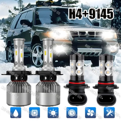 Faros antiniebla LED blancos para Subaru Forester 1998 1999 2000 2001 2002 Foto 1 de 4