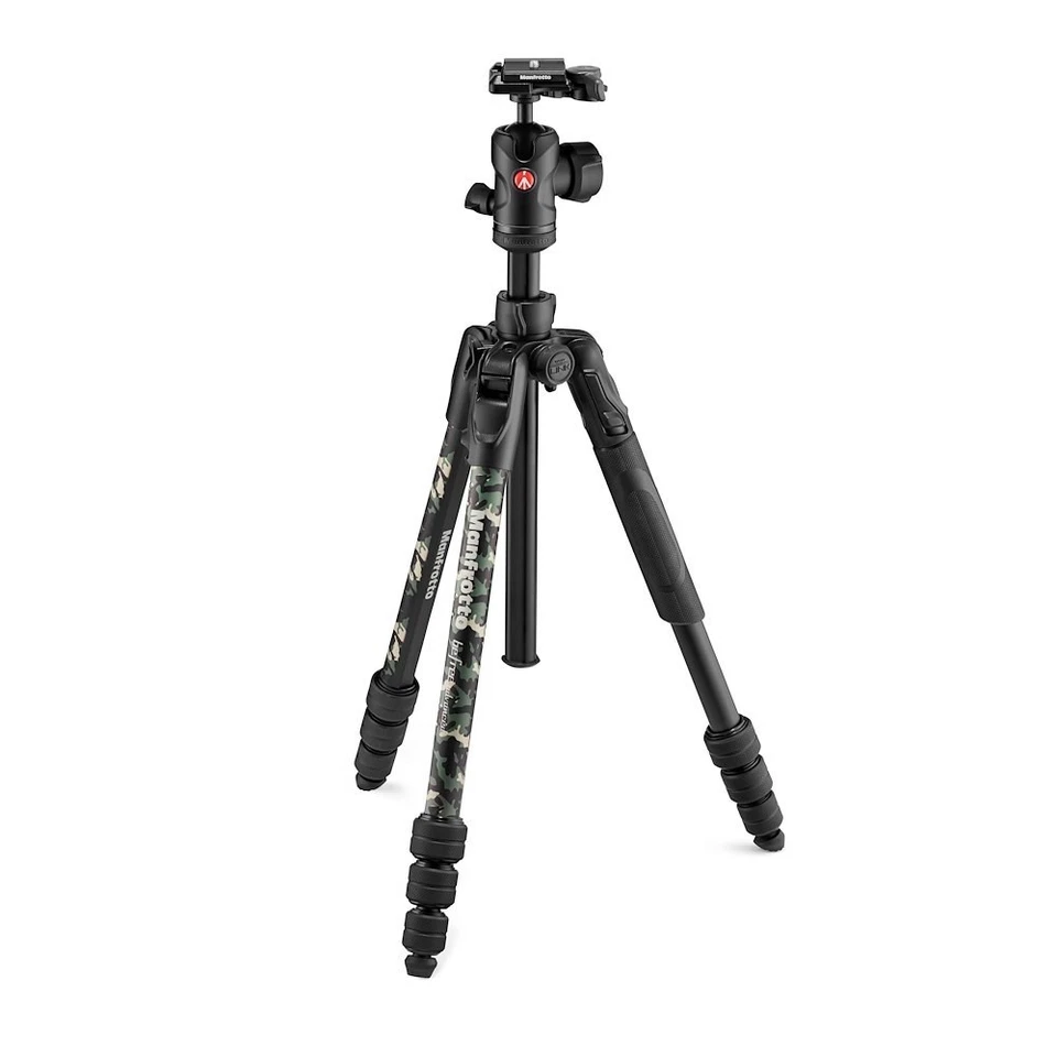 Manfrotto Befree Advanced Camo Wild Green Tripod Limited Edition MKBFRTA4CAM3-BH - Image 1 of 4